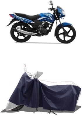 SUGASHRI Waterproof Two Wheeler Cover for TVS(Star Sport, White, Blue)