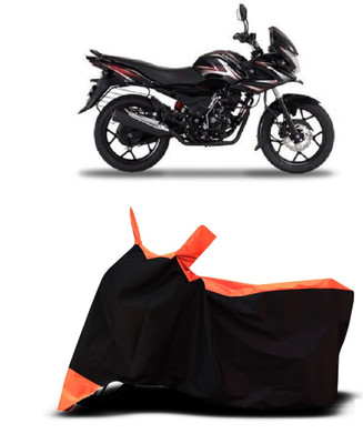 VESMEI Two Wheeler Cover for Bajaj(Discover 150 f, Orange)