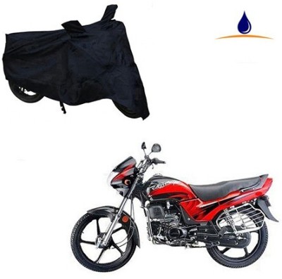 MMSSTAR Waterproof Two Wheeler Cover for Honda(Passion Plus, Black)