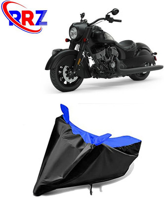 RRZ Waterproof Two Wheeler Cover for Indian(Chief Dark Horse, Black, Blue)