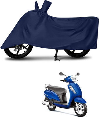 Mdstar Waterproof Two Wheeler Cover for Suzuki(Access 125, Blue)