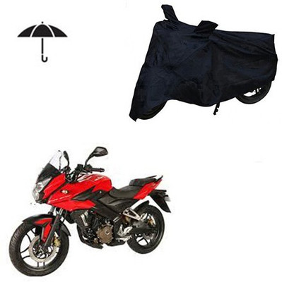MMSSTAR Waterproof Two Wheeler Cover for Bajaj(Pulsar AS 150, Black)