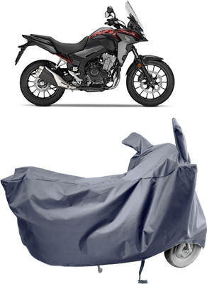Amexride Two Wheeler Cover for Honda(CB 500, Grey)