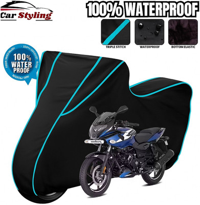 Car Styling Waterproof Two Wheeler Cover for Bajaj(Pulsar 250, Multicolor)