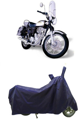 Coxtor Waterproof Two Wheeler Cover for Royal Enfield(Machismo 350, Blue)