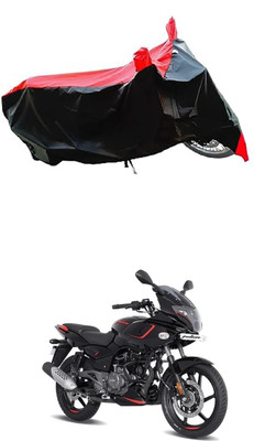 VESMEI Two Wheeler Cover for Bajaj(Pulsar 180F, Red)