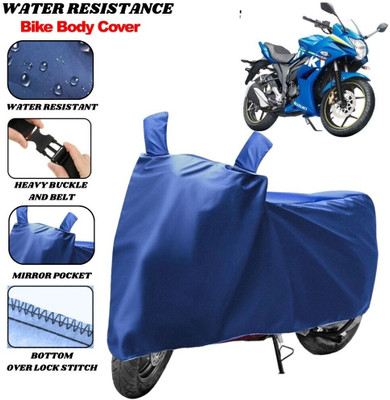 SRP PRODUCT Waterproof Two Wheeler Cover for Suzuki(Gixxer SF, Blue)