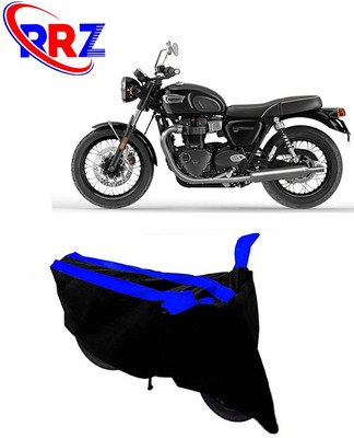 RRZ Waterproof Two Wheeler Cover for Triumph(Bonneville T100, Black, Blue)