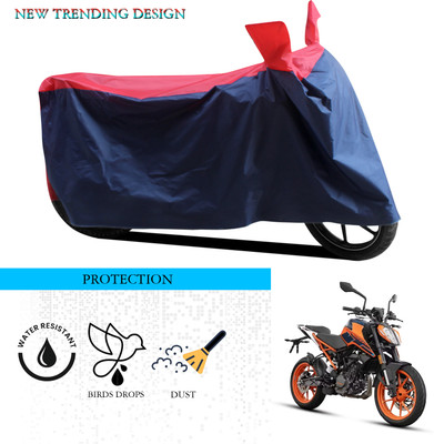 SnehaSales Waterproof Two Wheeler Cover for KTM(Duke 200, Red, Blue)