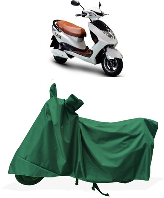 Tricway Two Wheeler Cover for Okinawa(Raise, Green)