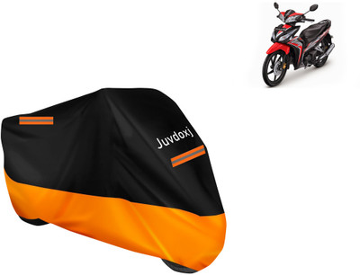 Juvdoxj Waterproof Two Wheeler Cover for Honda(Blade 125, Orange)