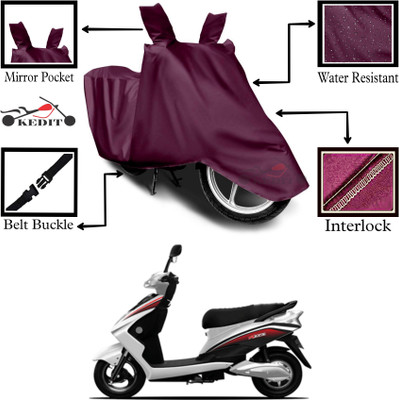 AASHTIK MART Two Wheeler Cover for Okinawa(Raise, Maroon)