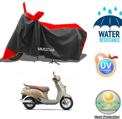 MMSSTAR Waterproof Two Wheeler Cover for Yezdi(Apache RTR 310, Black)