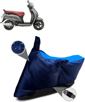AutoGalaxy Waterproof Two Wheeler Cover for Suzuki(Access SE, Blue)