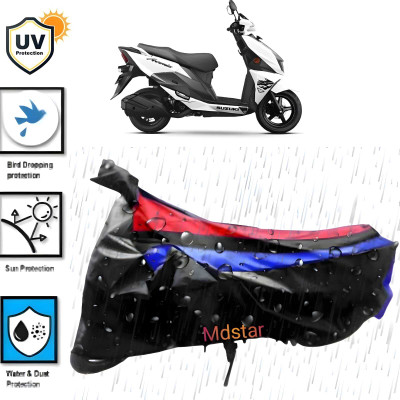 MMSSTAR Waterproof Two Wheeler Cover for Suzuki(Avenis 125, Black)