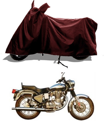GROFATIK Two Wheeler Cover for Royal Enfield(Machismo 500, Maroon)