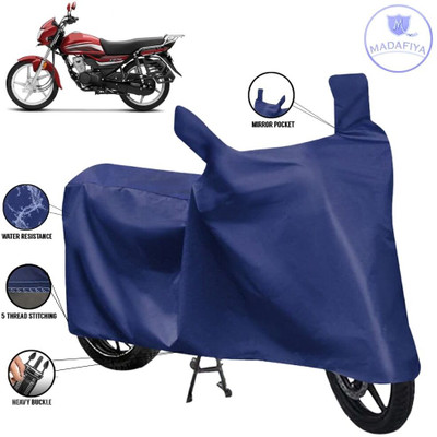 MADAFIYA Waterproof Two Wheeler Cover for Honda(CD 110 Dream, Blue)