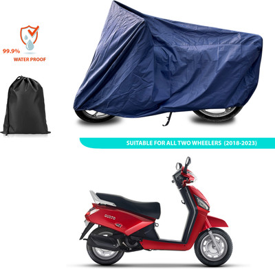 CODOKI Waterproof Two Wheeler Cover for Mahindra(Gusto 125 BS6, Blue)