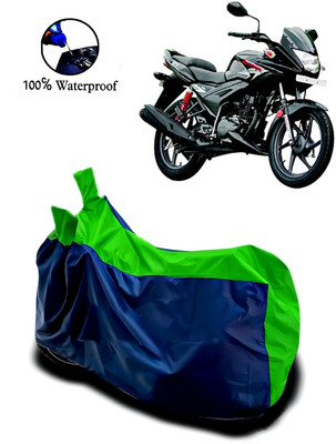 Autofly Waterproof Two Wheeler Cover for Hero(Ignitor, Blue, Green)