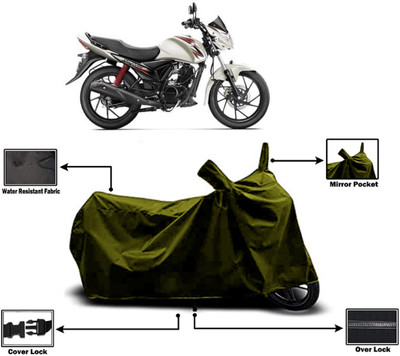 Amexride Two Wheeler Cover for Suzuki(Sling Shot Plus, Green)