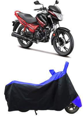 Coxtor Waterproof Two Wheeler Cover for Hero(Glamour Programmed FI, Blue)