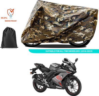 CODOKI Two Wheeler Cover for Yamaha(YZF-R15 V3 BS6, Yellow)