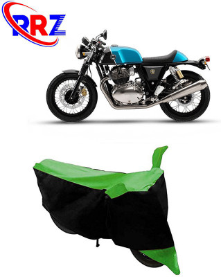 RRZ Waterproof Two Wheeler Cover for Royal Enfield(Continental GT, Black, Green)