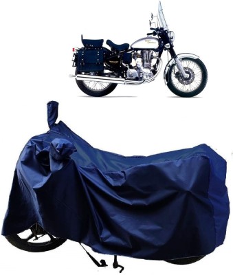 MMSSTAR Waterproof Two Wheeler Cover for Royal Enfield(Machismo 350, Blue)