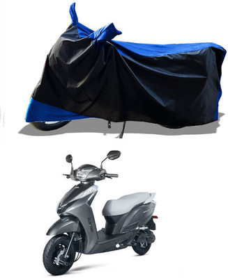 DeepShakshi AUTOMOTIVE Waterproof Two Wheeler Cover for Ampere(Magnus, Blue)
