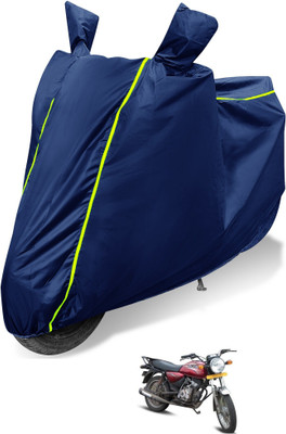 Auto Hub Waterproof Two Wheeler Cover for Bajaj(Boxer AT, Blue)