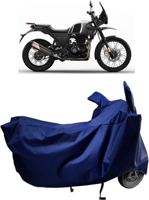 Amexride Two Wheeler Cover for Royal Enfield(Himalayan, Blue)
