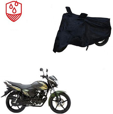 Mdstar Waterproof Two Wheeler Cover for Yamaha(Saluto, Black)