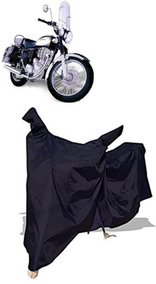 Amexride Two Wheeler Cover for Royal Enfield(Machismo 350, Black)
