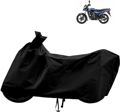 Horseyaart Waterproof Two Wheeler Cover for Bajaj(Platina 100 BS6, Black)