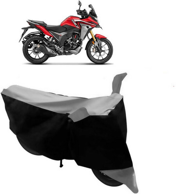 GANPRA Two Wheeler Cover for Honda(CB, Black, Grey)