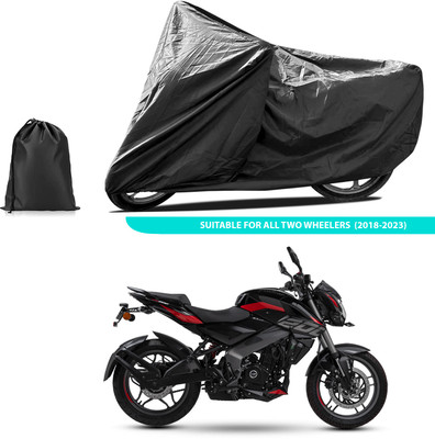 PAGORA Two Wheeler Cover for Bajaj(Pulsar NS200, Black)
