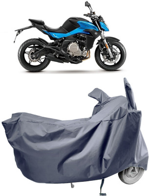 Amexride Two Wheeler Cover for CFMoto(650 NK BS6, Grey)