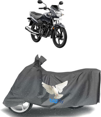 BigFly Waterproof Two Wheeler Cover for TVS(Sport, Grey)