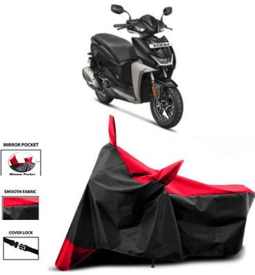 WMIZEXA Two Wheeler Cover for Hero(Red, Black)