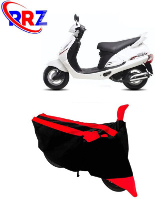 DeepShakshi AUTOMOTIVE Two Wheeler Cover for Mahindra(Duro, Black, Red)