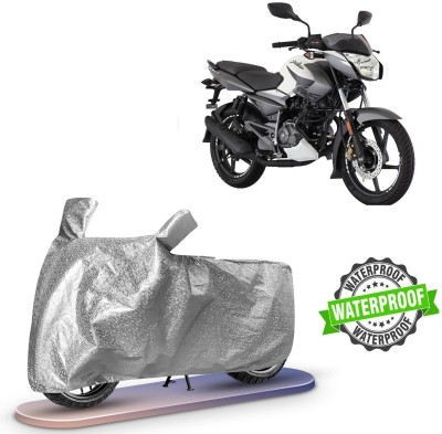 Autoinnovation Waterproof Two Wheeler Cover for Bajaj, Universal For Bike(Pulsar NS125, Silver)