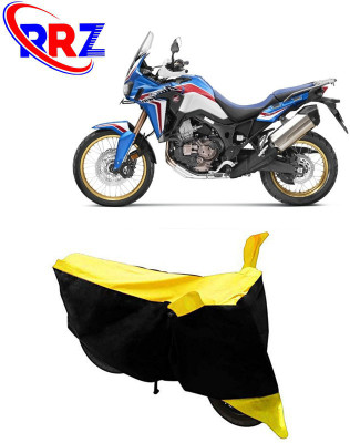 RRZ Waterproof Two Wheeler Cover for Honda(Africa Twin, Black, Yellow)
