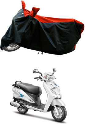 DeepShakshi AUTOMOTIVE Waterproof Two Wheeler Cover for Hero(Duet LX 110CC BS6, Red)