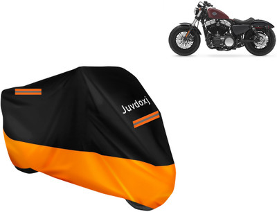 Juvdoxj Waterproof Two Wheeler Cover for Bajaj(Discover 125 DTS-i, Orange)