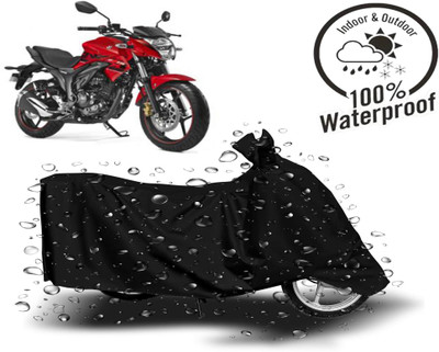 DeepShakshi AUTOMOTIVE Waterproof Two Wheeler Cover for Suzuki(Gixxer, Black)