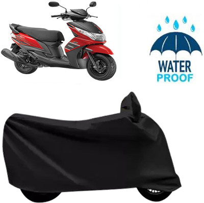 DeepShakshi AUTOMOTIVE Waterproof Two Wheeler Cover for Yamaha(Ray Z, Black)