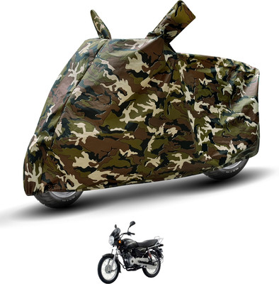 Auto Hub Waterproof Two Wheeler Cover for Bajaj(Boxer, Brown)