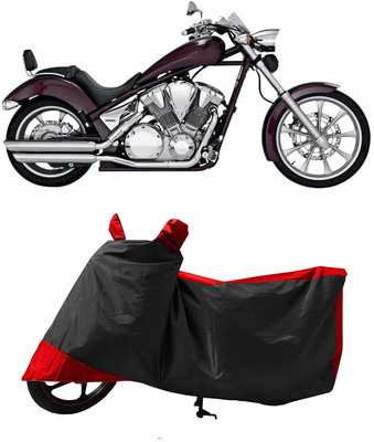 GROFATIK Two Wheeler Cover for Honda(VT 1300CX, Red)