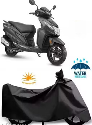 KPM TRADERS Waterproof Two Wheeler Cover for Honda(Dio, Black)