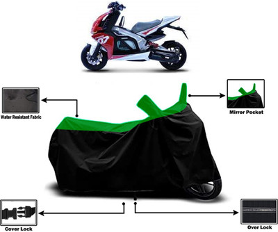 Amexride Two Wheeler Cover for TVS(Creon BS6, Green)